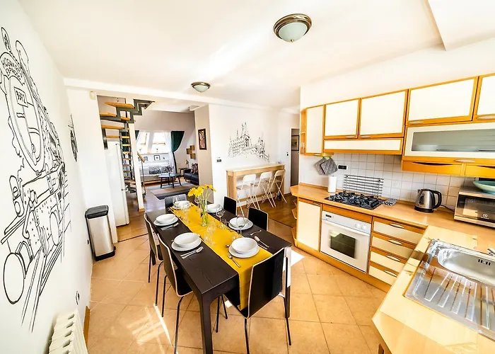 4br 3bath Balcony Harry Potter Penthouse * Praha