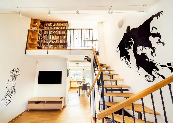 4br 3bath Balcony Harry Potter Penthouse Praha